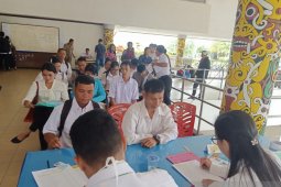 Hari pertama tes CPNS  di Bengkayang berjalan lancar