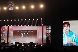 Park Ji-hoon malam mingguan di Indonesia, tebar "aegyo"