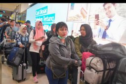 WNI yang diobservasi di Natuna kembali ke daerah asal
