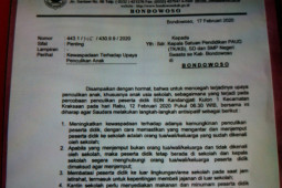 Dinas Pendidikan Bondowoso keluarkan surat edaran waspada penculikan anak