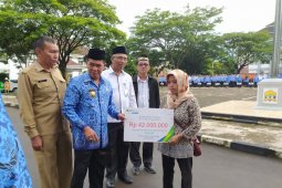 Karyawan non PNS Pemkot Serang terima santunan BPJAMSOSTEK Rp42 juta