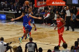NBA All Star, tim LeBron menang atas tim Giannis