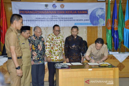 Bupati Batanghari tandatangani MoU dengan BIG dan Unja