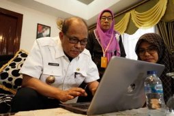 Wali Kota Tebing Tinggi isi formulir SP 2020 secara online