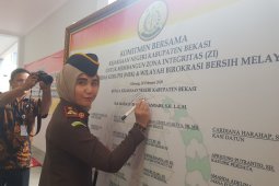 Kejari Bekasi canangkan zona integritas WBK dan WBBM