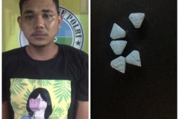 Polisi Binjai tangkap pemilik lima butir pil ekstasi
