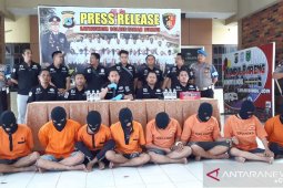Polres Tanah Bumbu ringkus 11 tersangka curanmor resahkan masyarakat
