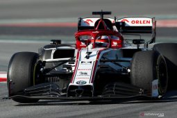 Raikkonen catat waktu tercepat di hari kedua tes Barcelona