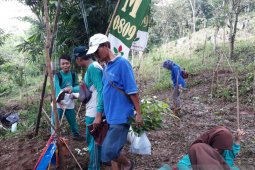 Pemkot Kediri gandeng TNI dan Perhutani tanam pohon cegah tanah longsor