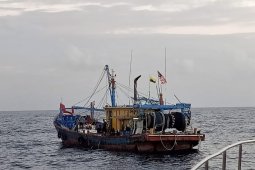 Lagi, KKP tangkap satu kapal ikan asing ilegal di Selat Malaka