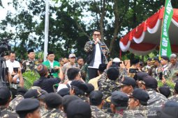 Moeldoko: Banser layak jadi komponen cadangan pertahanan