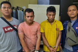 Polres Tanjungbalai amankan pengedar narkoba di kebun sawit