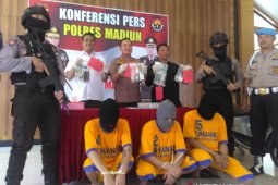 Polisi Madiun tangkap tiga pelaku penyalahgunaan narkoba