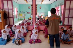 BPBD Gorontalo Utara simulasi sekolah aman bencana di Kecamatan Kepulauan