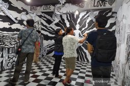 Mural "Art is Cinta" wujud cinta seniman Bengkulu untuk manusia dan lingkungan