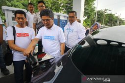 PLN dirikan stasiun pengisian kendaraan listrik pertama di Jatim