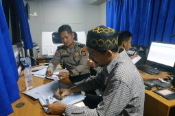 Polres Bangka gelar "Yanmas Night On The Spot" di pasar malam