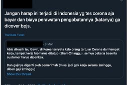 BPJS Kesehatan:  Biaya kesehatan akibat Covid-19 ditanggung pemerintah