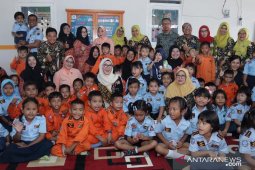 Bunda PAUD Babel berkunjung ke PAUD Terpadu Angkasa Lanud HAS Hanandjoeddin Belitung