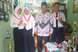 Kaisha Meila 'Pendekar' silat dari SMPN 2 Pandan Nauli