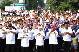 Bergaya "TikTok", Forkopimda Jatim sosialisasikan hidup sehat