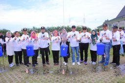 Polres Madiun kampanyekan senam cuci tangan
