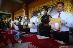 Polda Kalsel sita 7,4 kilogram sabu-sabu hasil Operasi Antik Intan