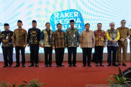 Wabup HST Hadiri Rakerkesda Kalsel 2020