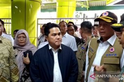 Menteri BUMN : berikan masker kepada yang lebih membutuhkan