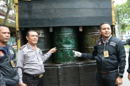 Polda Sumut amankan truk  pengangkut BBM tanpa izin