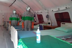 Siaga COVID-19, Korem 042/Gapu sediakan tenda isolasi