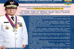 Waspada COVID-19, Pemprov Jambi liburkan sekolah satu minggu