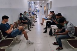 Pemain Barito Putera  di tes kesehatan pemain terkait COVID-19