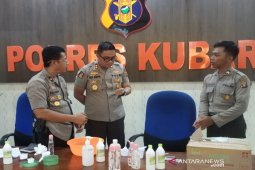 Kapolres Kubar Kampanyekan Hidup Sehat Cegah Penyebaran Covid-19