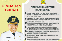 Bupati minta pantau warga ke luar-masuk Pulau Taliabu