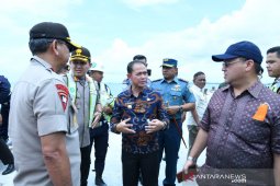 Bupati Bangka dampingi Gubernur Babel di Pelabuhan Penyeberangan Belinyu