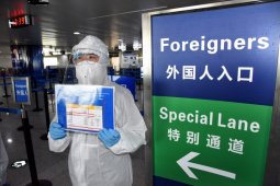 China laporkan lima  kasus baru COVID-19 impor, tiga kasus OTG