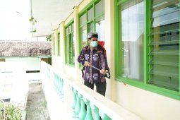 Asrama penyandang disabilitas Banyuwangi juga disemprot disinfektan