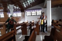 Pemkab Minahasa sterilkan fasilitas umum