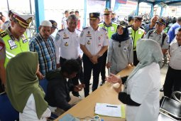 Jasa Raharja Jambi rutin cek kesehatan awak kendaraan umum dan penumpang