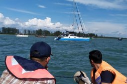 Tim gabungan halau lima kapal Yacth milik WNA di Nagan Raya