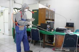 Kodim 0116 Nagan Raya desinfektan lingkungan kerja cegah COVID-19