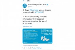 Dokter Inggris menguji  ibuprofen pada pasien corona yang sulit bernapas