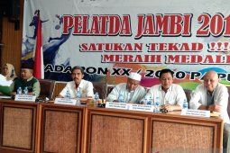 Atlet Pelatda PON Jambi jalani program latihan mandiri
