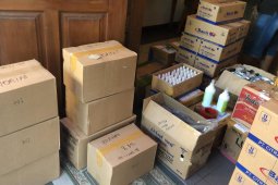 SKK Migas-KKKS kampanye gerakan satu juta handsanitizer