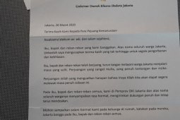 Anies Baswedan kirim "surat cinta" buat para tenaga medis  yang menangani pasien COVID-19