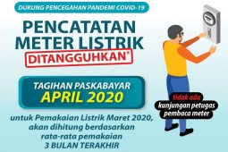 PLN tangguhkan pencatatan meteran  listrik