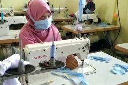 BLK Barito Kuala produksi masker nonmedis untuk dibagikan gratis