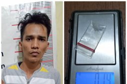 Polisi Gebang Langkat tangkap Adit karena miliki sabu-sabu