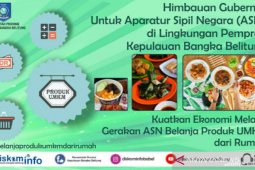 Gubernur Babel: Belanja produk UMKM cukup dari rumah